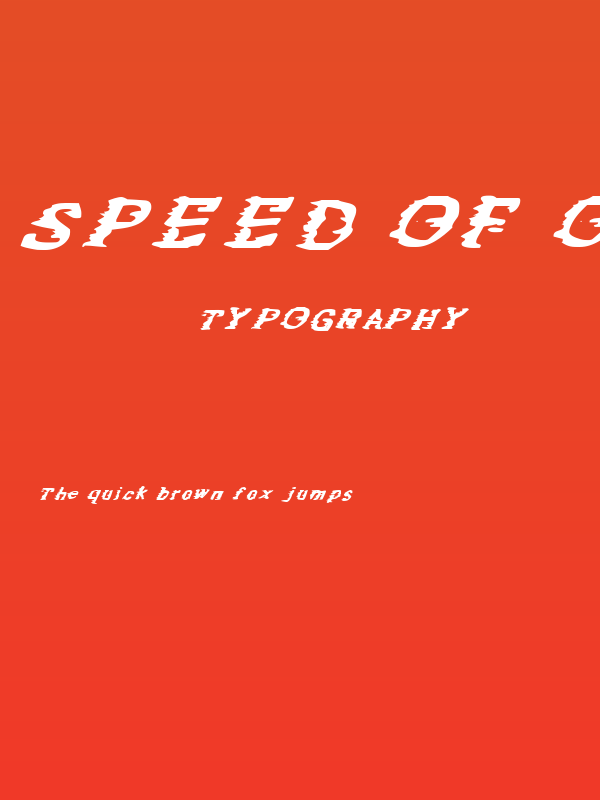 Speed of Oatmeal Poster