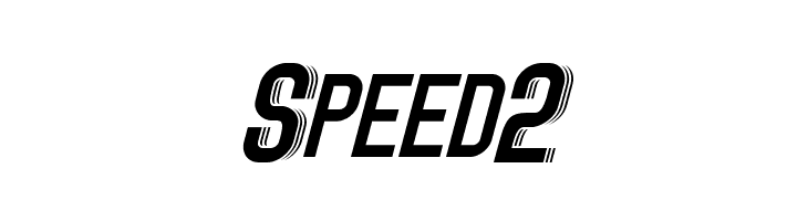 Speed2 Font