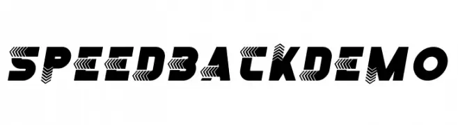 SpeedBackDemo フォント