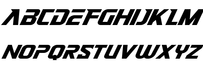 SpeedBeast FREE Font LOWERCASE