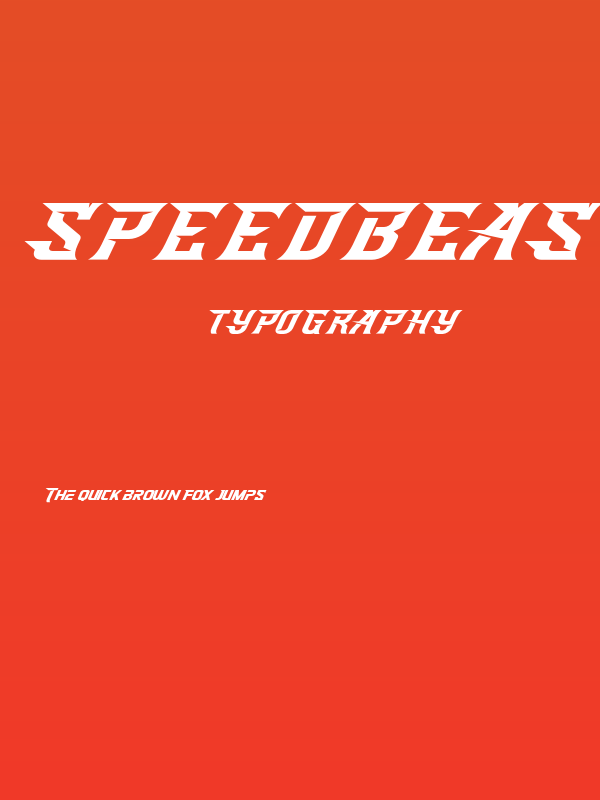 SpeedBeastFREE Poster