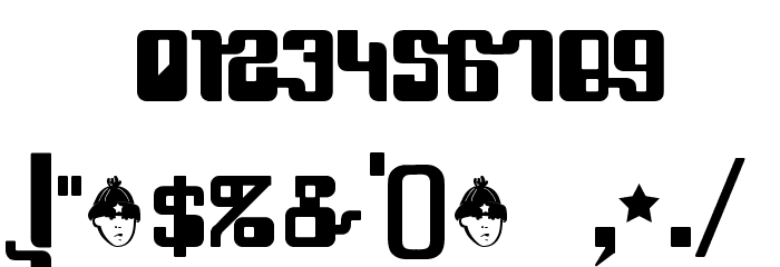SpeedFreek Font OTHER CHARS