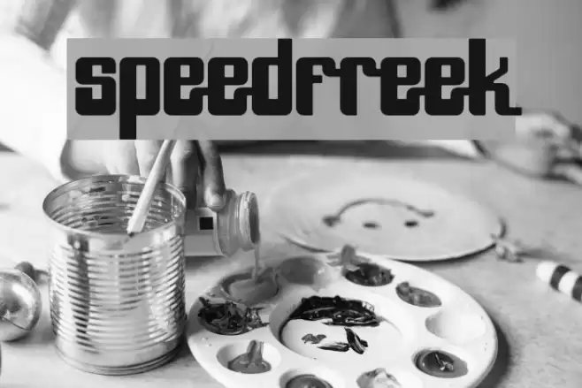 SpeedFreek Шрифта examples