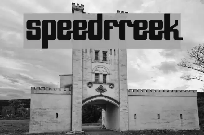 SpeedFreek Шрифта examples