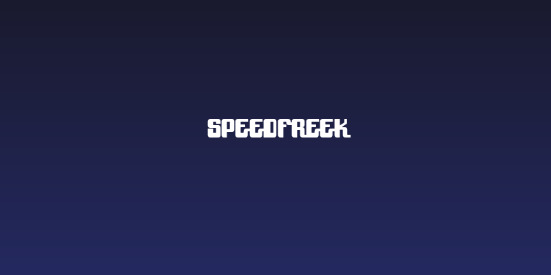 SpeedFreek Social Header