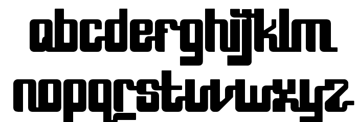SpeedFreek Font LOWERCASE