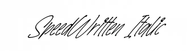 SpeedWritten Italic  Fuentes Gratis Descargar