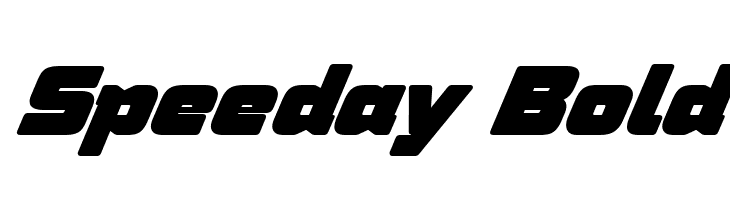 Speeday Bold  नि: शुल्क फ़ॉन्ट्स डाउनलोड