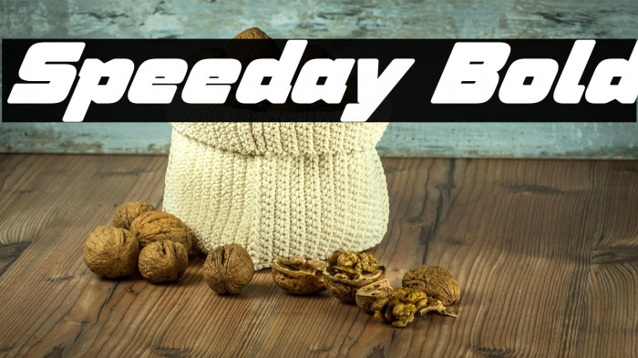 Speeday Bold Example 2