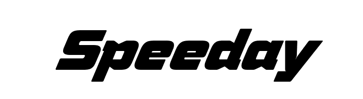 Speeday  les polices de caractères gratuit tlcharger