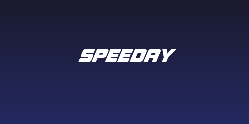 Speeday Social Header