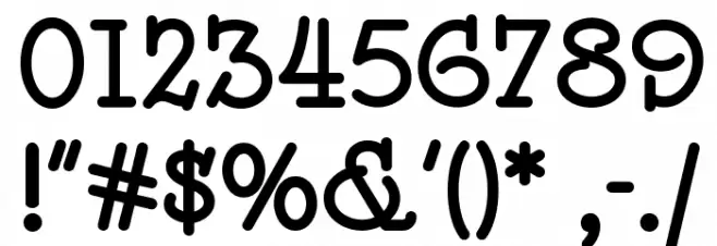 Speedball No 2 Bold NF Font OTHER CHARS