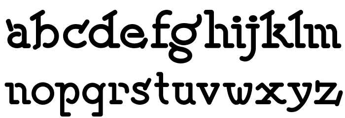Speedball No 2 NF Bold Font LOWERCASE