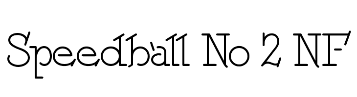 Speedball No 2 NF  Free Fonts Download