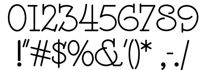 Speedball No 2 NF Font OTHER CHARS