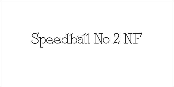Speedball No 2 NF Logo