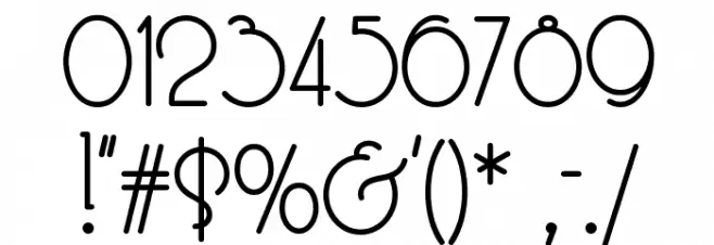 Speedball No 3 NF フォント その他の文字