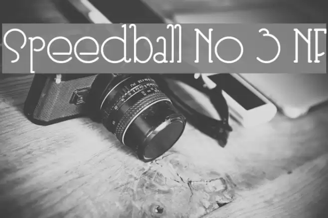 Speedball No 3 NF フォント examples