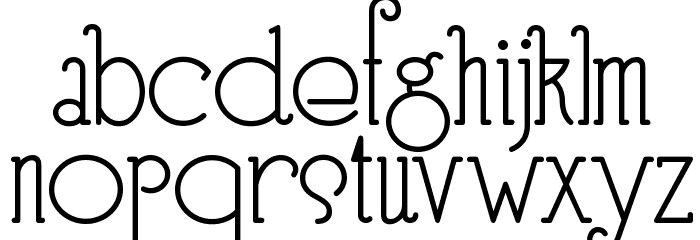Speedball No 3 NF Font LOWERCASE