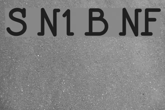 Speedball No1 Bold NF Font examples