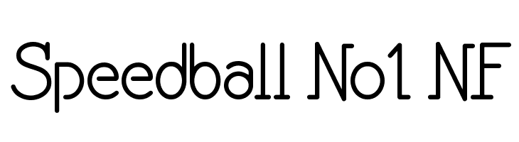 Speedball No1 NF  नि: शुल्क फ़ॉन्ट्स डाउनलोड