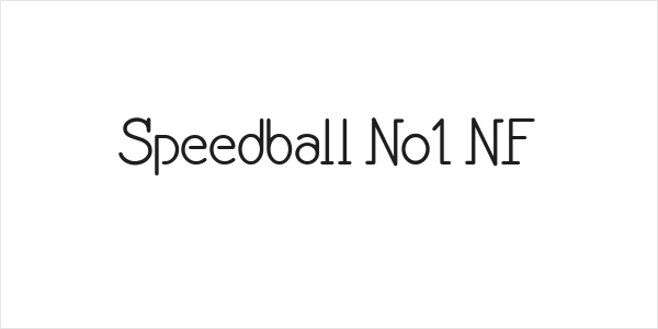 Speedball No1 NF Logo