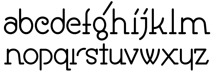 Speedball No1 NF Font LOWERCASE