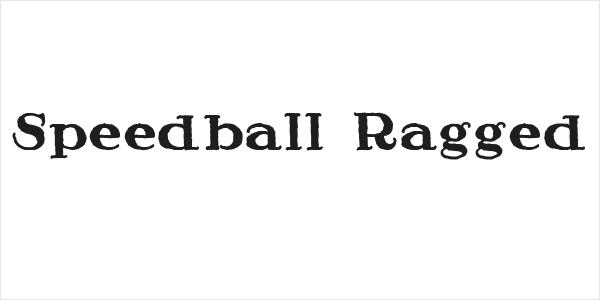 Speedball Ragged Logo