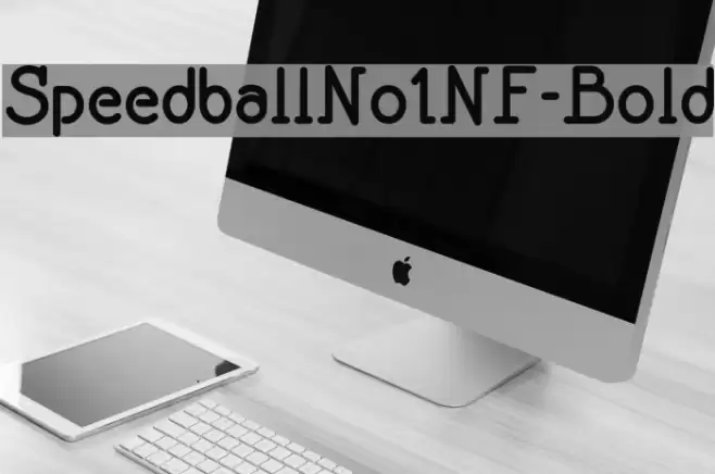 SpeedballNo1NF-Bold Font examples