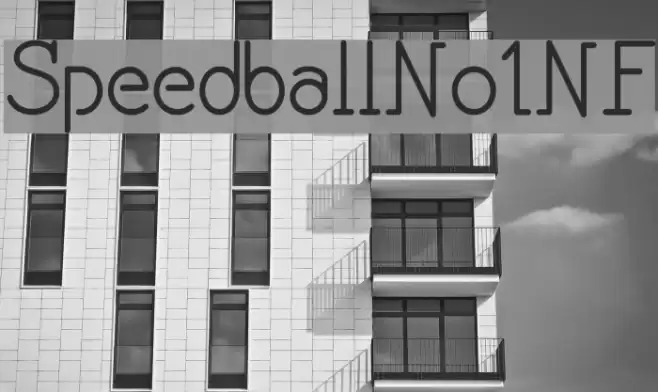 SpeedballNo1NF Font examples