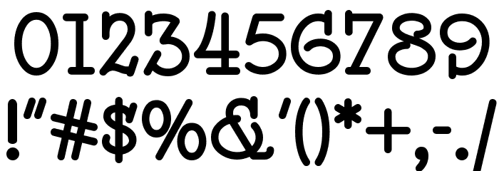 SpeedballNo2NF-Bold Font OTHER CHARS