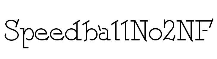 SpeedballNo2NF  Free Fonts Download