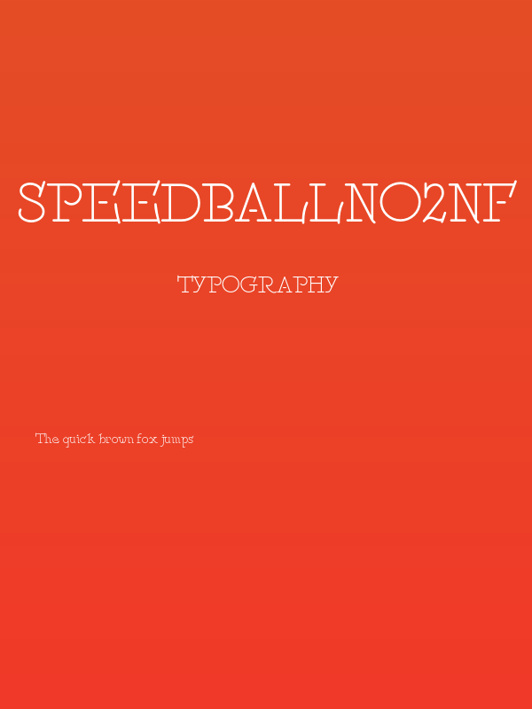SpeedballNo2NF Poster