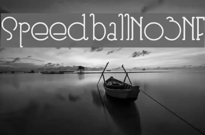 SpeedballNo3NF Font examples