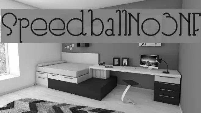 SpeedballNo3NF Font examples