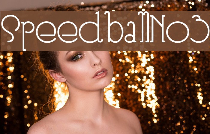 SpeedballNo3 フォント examples