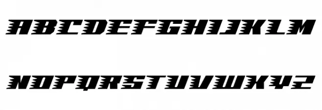 Speedbold Шрифта ВЕРХНИЙ