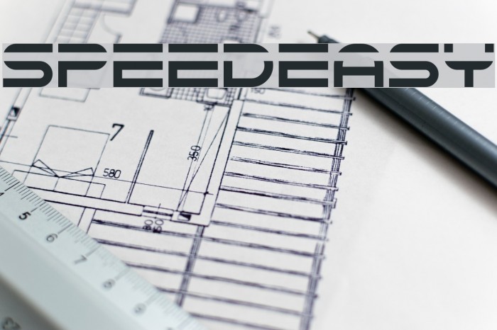 Speedeasy Font examples