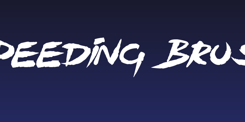 Speeding Brush Social Header