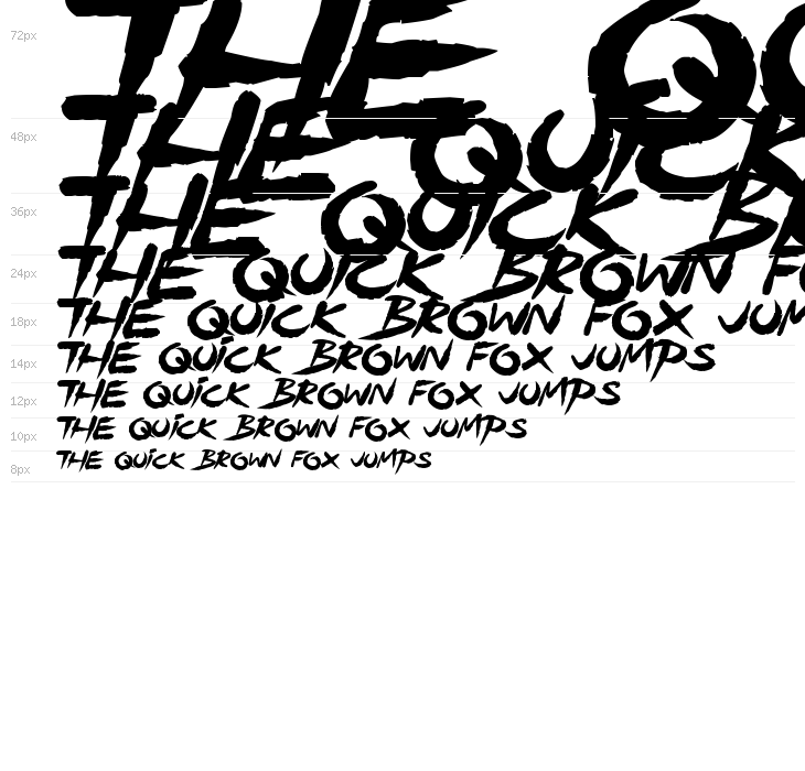 Speeding Brush Waterfall