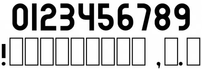 Speedlearn Normal Font OTHER CHARS