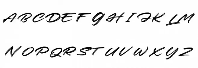 Speedline Personal Use Font Litere mari