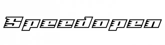 Speedopen  Descarca Fonturi Gratis