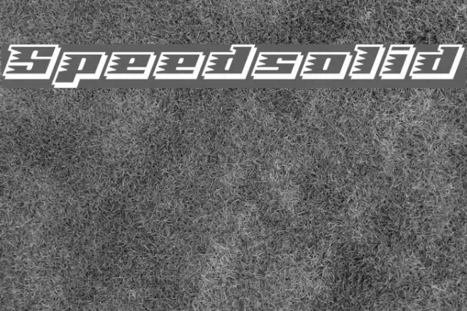 Speedsolid Font examples