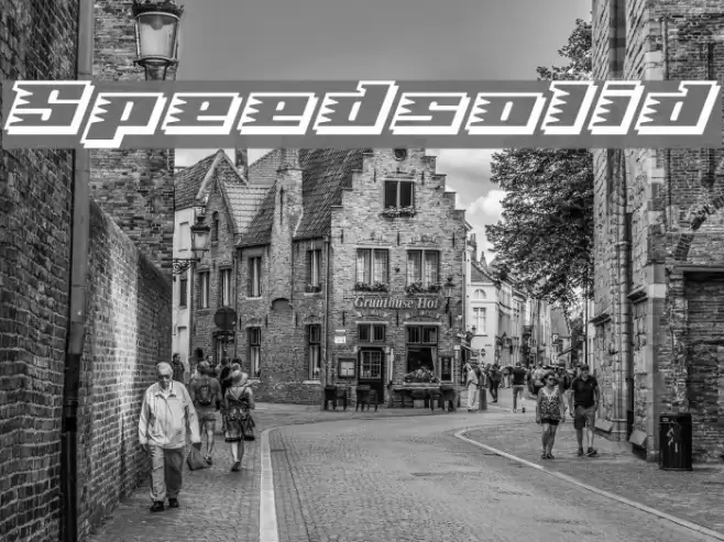 Speedsolid Font examples