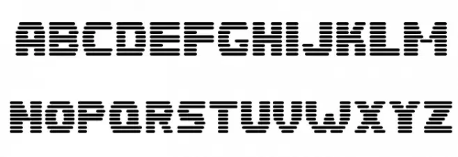 Speedster Schriftart Kleinbuchstaben