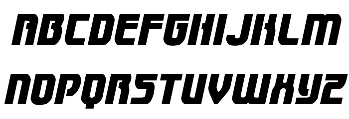 Speedwagon Condensed Italic Font LOWERCASE