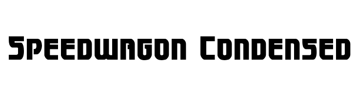 Speedwagon Condensed  font caratteri gratis