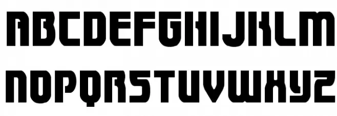 Speedwagon Condensed フォント 大文字