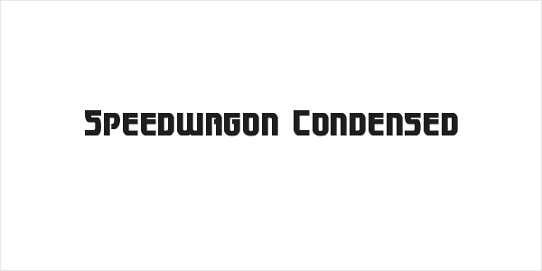 Speedwagon Condensed Logo